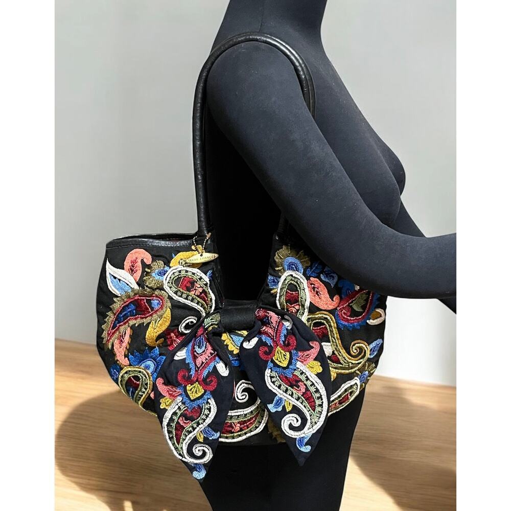 Y2K Mary Frances Hand Beaded Embroidered Boho Shoulder Bag - Picture 6 of 10